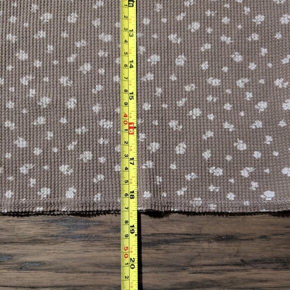 Gap kids waffle crew neck long sleeve shirt brown floral size XXL - Picture 8 of 12